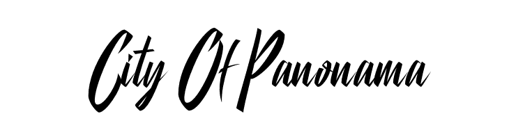 City Of Panonama फ़ॉन्ट