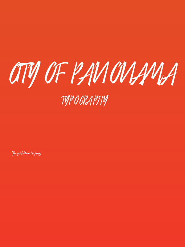 City Of Panonama Poster