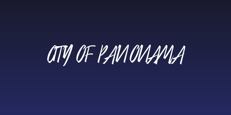 City Of Panonama Social Header