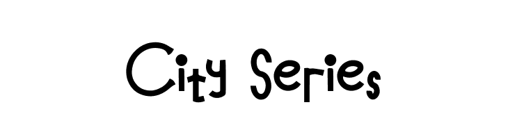City Series  les polices de caractères gratuit tlcharger