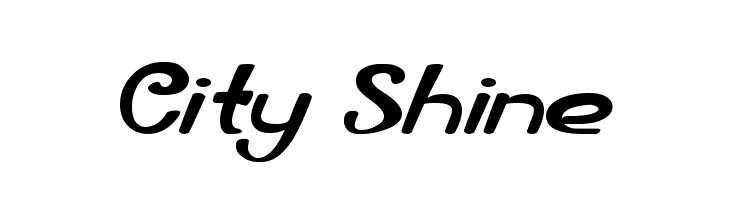 City Shine  Free Fonts Download