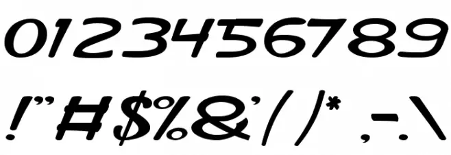 City Shine Font OTHER CHARS