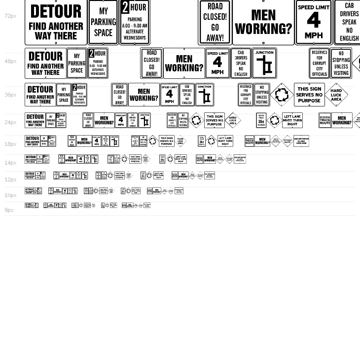 City Signs JL Waterfall