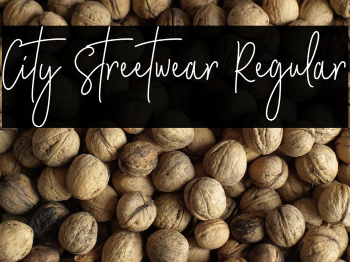 City Streetwear Regular Example 2