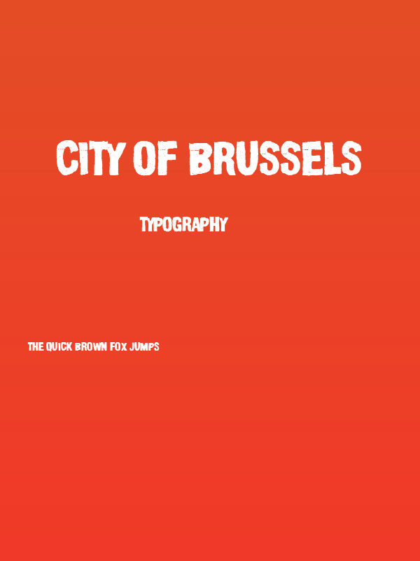 City of Brussels Poster