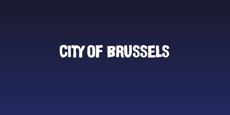 City of Brussels Social Header