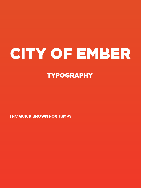 City of Ember Poster