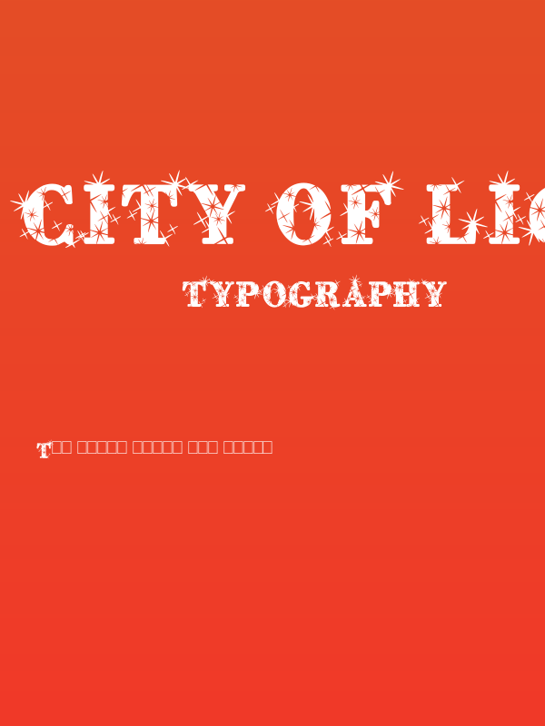 City of Light Poster