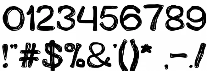 City of Rain Font OTHER CHARS