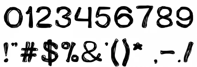 City of Rain Font OTHER CHARS