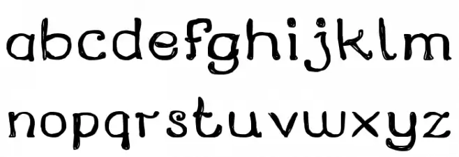 City of Rain 字体 小写