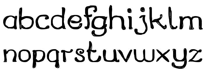 City of Rain Font LOWERCASE