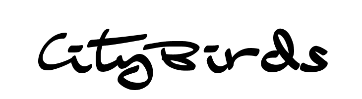 CityBirds  Frei Schriftart Herunterladen