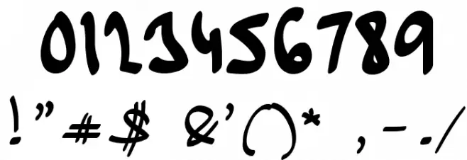 CityBirds Font OTHER CHARS