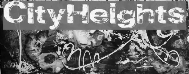 CityHeights Font examples