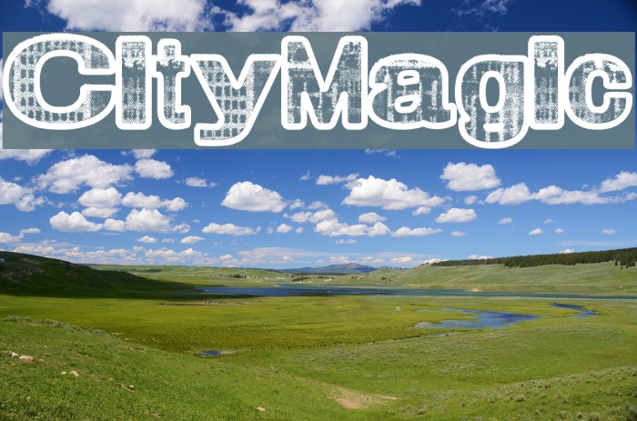 CityMagic Font examples