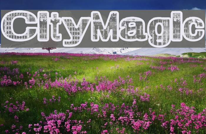 CityMagic Font examples