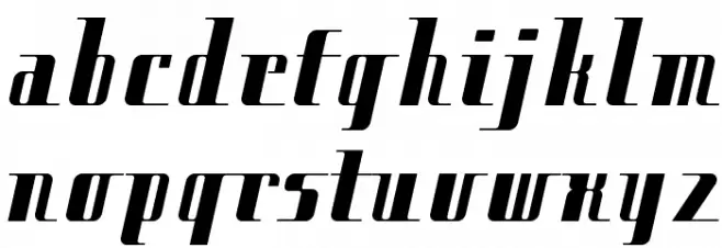 Citybold Font Litere mici