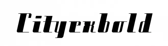 Cityexbold  Frei Schriftart Herunterladen