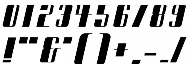 Cityexbold Font Alte caractere