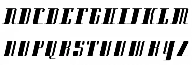 Cityexbold Font UPPERCASE