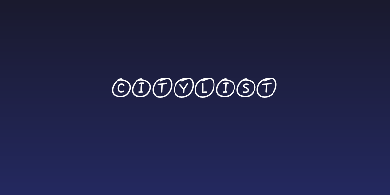 Citylist Social Header