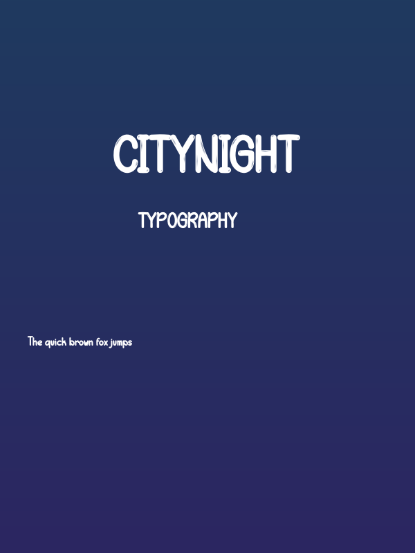 Citynight Poster