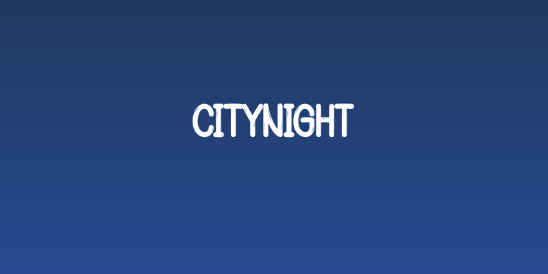 Citynight Social Header