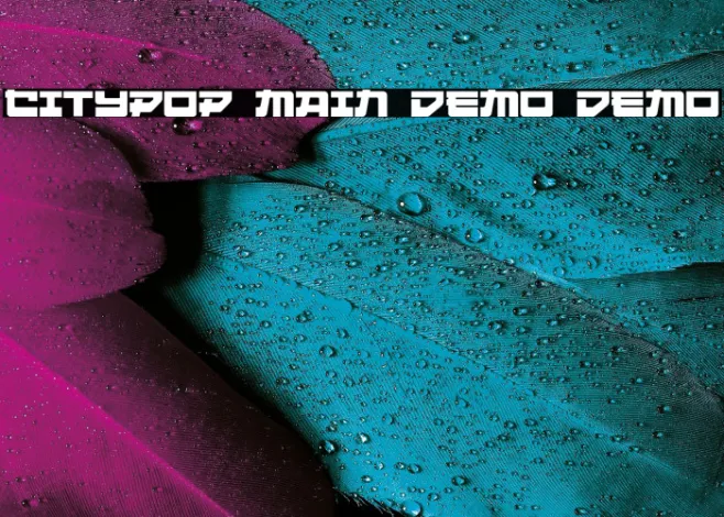 Citypop Main DEMO DEMO Example 3