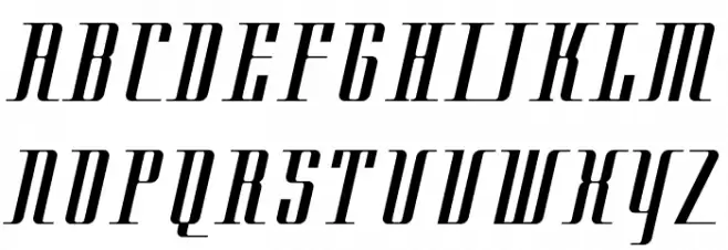 Cityregular Schriftart Groß