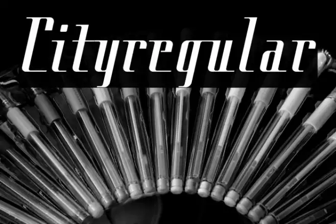Cityregular Font examples