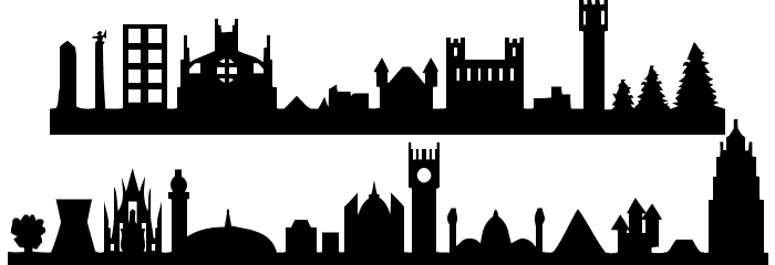 Cityscape!` Font LOWERCASE