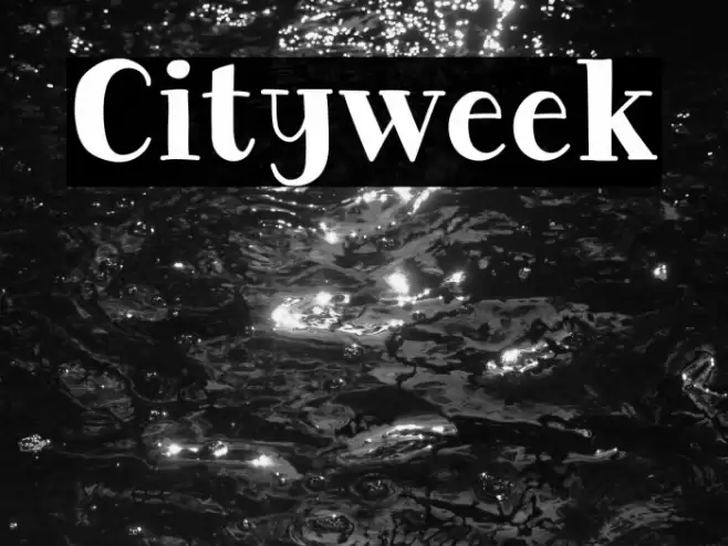 Cityweek Caratteri examples