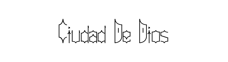 Ciudad De Dios  font caratteri gratis