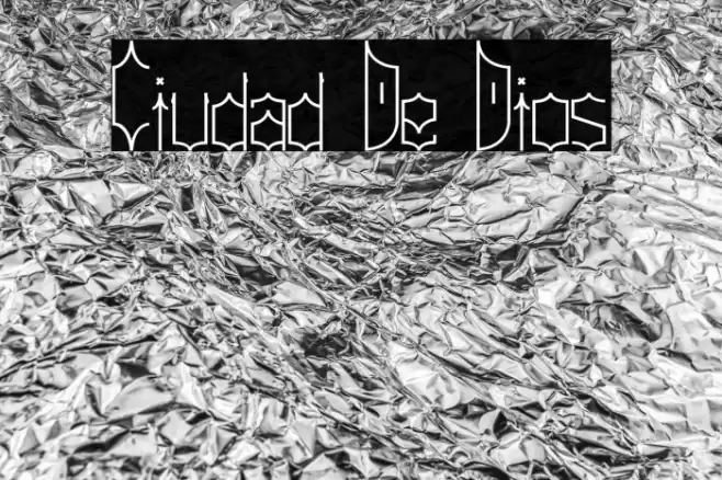 Ciudad De Dios Font examples
