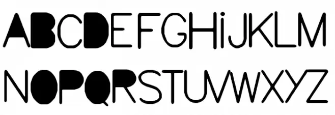 Ciudad Meridiana Schriftart Groß