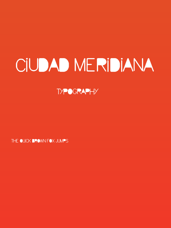 Ciudad Meridiana Poster