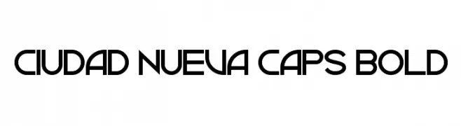 Ciudad Nueva CAPS Bold  Frei Schriftart Herunterladen