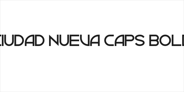 Ciudad Nueva CAPS Bold Logo