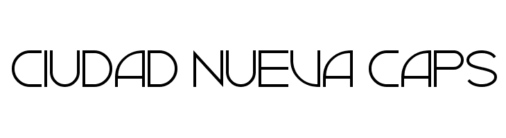 Ciudad Nueva CAPS Font