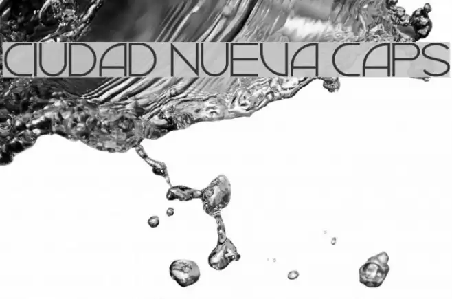 Ciudad Nueva CAPS Font examples