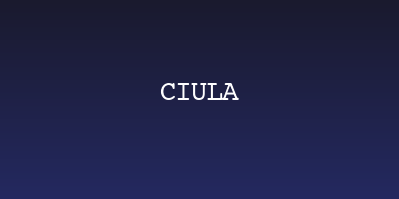 Ciula Social Header