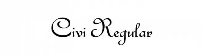 Civi Regular  لخطوط تنزيل