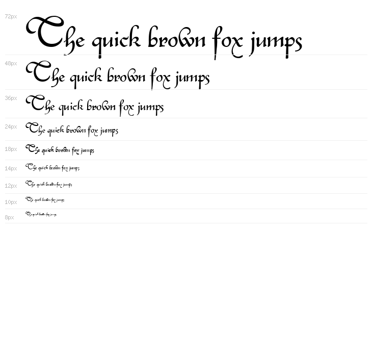 Civi Regular Waterfall