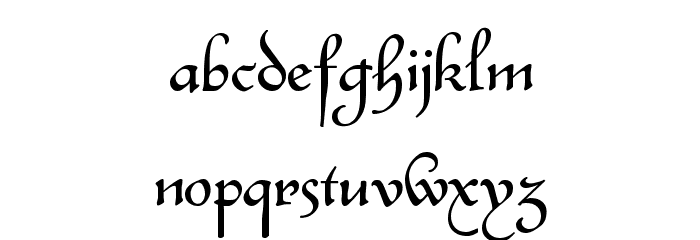 Civi Regular Font LOWERCASE