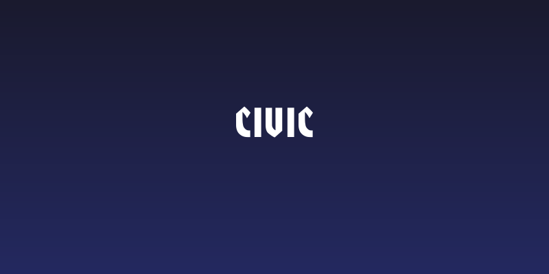 Civic Social Header
