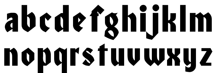 Civic Font LOWERCASE