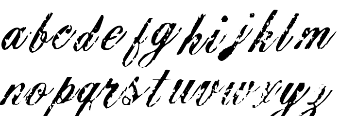 Civilian Font LOWERCASE