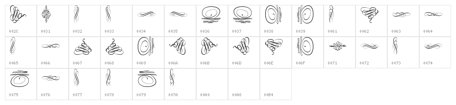 CiviliteTails Character Map