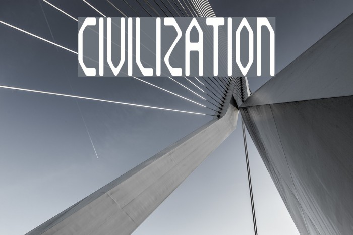 Civilization Font examples